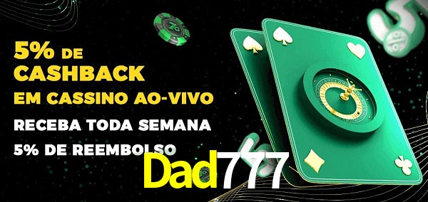 Promoções do cassino ao Vivo Dad777